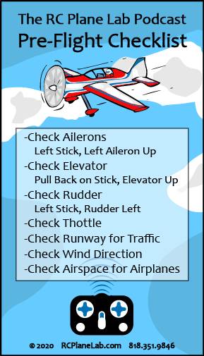 Pre-Flight Checks - RC Plane Lab